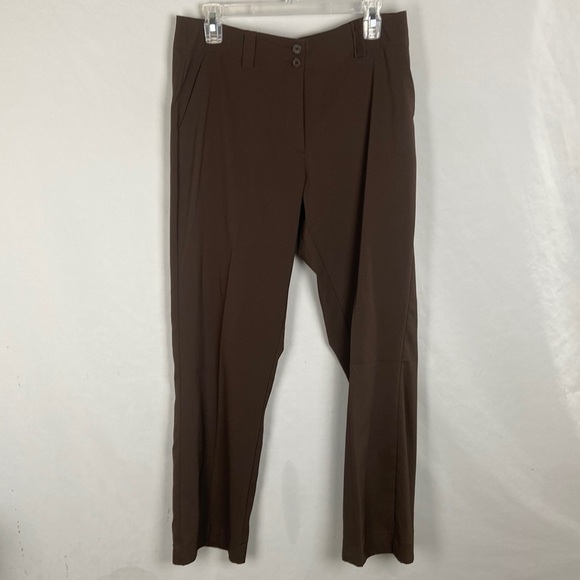Nike Golf Brown Straight Leg Fit Dry Pants  -Size 8 - Picture 1 of 7